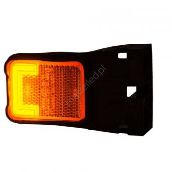 Lampa obrysowa LED pomarańczowa boczna LD 2746 12/24V