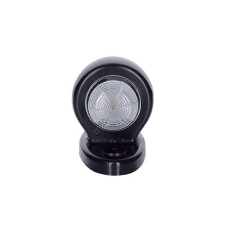 Lampa obrysowa LED LD 465/1 biała na podstawie owalnej 12/24V