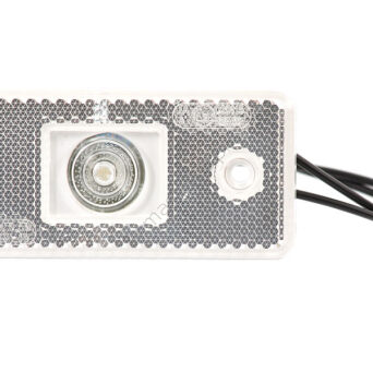 Lampa zespolona obrysowa przednia 105p 12V / 24V z podklejką