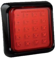 Kwadratowa Lampa; PRZECIWMGIELNA 80FME ; 80CFME  12/24V