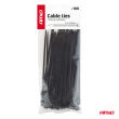Taśmy opaski zaciskowe kablowe czarne 2,5x100mm - 100 szt. AMIO-02150 - 6