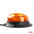 Lampa ostrzegawcza błyskowa mini kogut 18 LED śruby niska R65 R10 12V 24V W213bl AMIO-02927 - 3