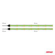 Paski LED COB do samochodu zielone 2x30cm 12V AMIO-04573 - 9