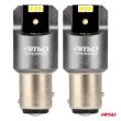 Żarówki LED CANBUS seria PRO BAY15D P21/5W 4x3030 SMD białe 12V 24V AMIO-03585 - 2