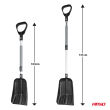 Teleskopowa łopata do śniegu odśnieżania 103-131cm AMIO-04152 - 6