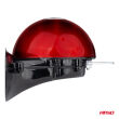 Klakson sygnał dźwiękowy komplet 2 szt. czerwone 125 mm 12V AMIO-04075 - 3