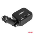 Rozdzielacz gniazda zapalniczki z ładowarką 2x USB-A 1x USB-C 12V 24V 100W 180° AMIO-04357 - 6