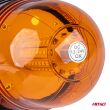 Lampa ostrzegawcza błyskowa kogut 80 LED magnes R10 12V 24V W09M AMIO-01502 - 2