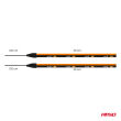 Paski LED COB do samochodu boczne pomarańczowe 2x30cm 12V AMIO-04574 - 8