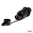 Wtyczka elektryczna 3 PIN złącze 3 pinowe AMIO-03213 - 2