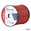 Kabel głośnikowy dwużyłowy CCA 2x1.5mm2 100m 7.5A AMIO-04459 - 5