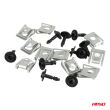 Zestaw śrubek i blaszek montażowych 18 mm ⌀ 5 mm 10kpl AMIO-05032 - 2
