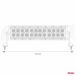 Lampa robocza panelowa LED BAR prosta AWL23 72W 40cm 7200lm 12V 24V AMIO-02437 - 16