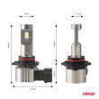 Żarówki samochodowe LED seria H25 CANBUS HB3 9005 12V 31W AMIO-04714 - 10