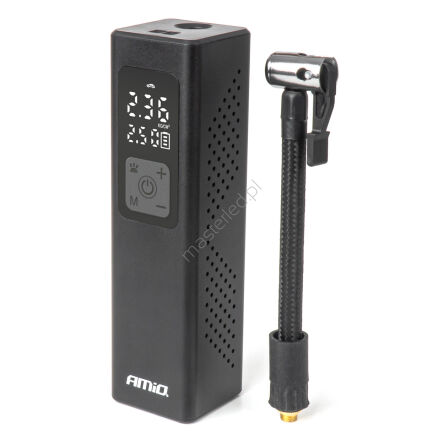 Kompresor samochodowy z wyświetlaczem LED 12V 100W AMIO-04376
