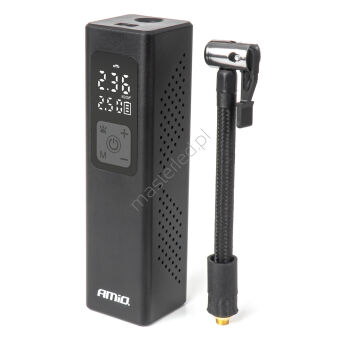 Kompresor samochodowy z wyświetlaczem LED 12V 100W AMIO-04376