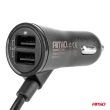 Ładowarka przód tył z przedłużaczem 4x USB AMIO-01986 - 2