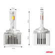 Żarówki samochodowe LED seria X AllinOne D1S D3S D8S 6000K Canbus AMIO-03669 - 3