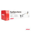 Klakson fanfara sygnał dźwiękowy chrom 640 mm 12V 24V AMIO-04076 - 5