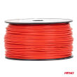 Przewód jednożyłowy czerwony CCA 1x0.75mm2 100m 3.75A 12/230V AMIO-04450 - 2