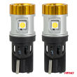 Żarówki LED CANBUS W5W T10 3030 4SMD + 3020 1SMD białe 12V 24V AMIO-04990 - 2