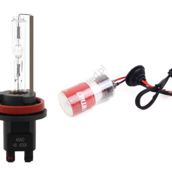 Żarówka ksenonowa żarnik hid xenon H8 H9 H11 4300K AMIO-01414