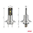 Żarówki samochodowe LED seria H-mini H7 H18 6500K Canbus AMIO-03332 - 3