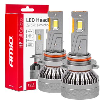 Żarówki samochodowe LED seria HP Full Canbus HB4 9006 6500K AMIO-03679