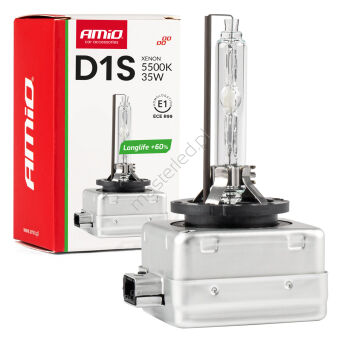 Żarówka ksenonowa żarnik xenon D1S 5500K AMiO LONG LIFE AMIO-01969