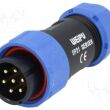 7-pinowe złącze, męskie, okrągłe - 2