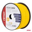 Przewód jednożyłowy żółty CCA 1x0.75mm2 100m 3.75A 12/230V AMIO-04447 - 5