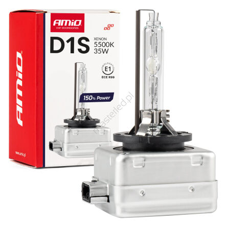 Żarówka ksenonowa żarnik xenon D1S 5500K AMiO 150% POWER AMIO-01968