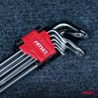 Klucze TORX długie 230 mm 9 szt. TKL AMIO-01039 - 2
