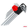 Klucze TORX długie 230 mm 9 szt. TKL AMIO-01039 - 3