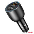 Ładowarka samochodowa 2x USB-C + USB-A 12V 24V 100W AMIO-04371 - 3