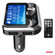 Transmiter samochodowy FM z pilotem 2×USB-A 12V 24VAMIO-04657 - 9