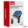 Transmiter samochodowy FM z pilotem 2×USB-A 12V 24VAMIO-04657 - 12