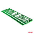 Ramka tablicy rejestracyjnej metalizowana zielona AMIO-03178 - 2