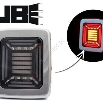 LZD 2880 Lampa zespolona tylna CUBE z ramką metalizowaną