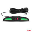 Zestaw czujników parkowania cofania LED COB 4 sensory czarne wewnętrzne 16,5 mm AMIO-02285 - 6