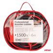 Kable przewody rozruchowe 1500A 6m profesjonalne 99,9% miedzi 16mm² AMIO-04823 - 4