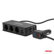 Rozdzielacz gniazda zapalniczki z ładowarką 3xUSB-A USB-C QC 3.0 PD 3.0. 148W AMIO-04836 - 5