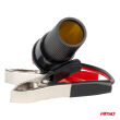 Adapter krokodylki do gniazda zapalniczki 12V 24V 15cm AMIO-03803 - 2