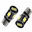 Żarówka LED T10 5x5730 CANBUS 2W 12V DC 5600K do rejestracji / kokpitu - 2