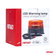 Lampa ostrzegawcza błyskowa kogut 39 LED magnes R65 R10 12V 24V WAR11M AMIO-01500 - 8