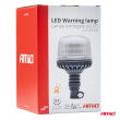 Lampa ostrzegawcza błyskowa kogut 24 LED W25P 12V 24V AMIO-03338 - 7