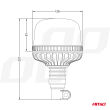 Lampa ostrzegawcza błyskowa kogut 24 LED W25P 12V 24V AMIO-03338 - 6