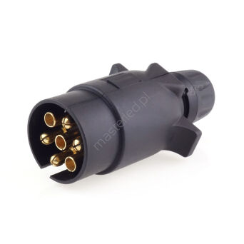 Wtyczka przyczepy 7 PIN z nakrętką AMIO-02144