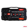 Prostownik z funkcją rozruchu ładowarka do akumulatora 12V 24V max 12A boost 75A 12V AMIO-02400 - 3