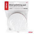 Pad polerski wełniany futro polerskie medium średni na rzep 125 mm AMiO-03705 - 3